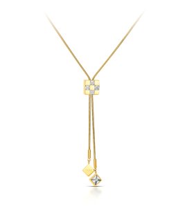 One Chess Long Joia Colar Mulher OJCHN02G