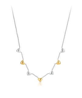 One Crazy Heart Embrace Joia Colar Mulher OJCHN03T