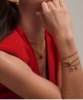 One Story One Energy for Life Wave Gold Joia Charm Mulher OJCS17G One Story One Energy for Life Wave Gold Joia Charm Mulher OJCS17G