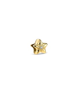 One Life Twinkle Star Gold Joia Charm Mulher OJCS30G