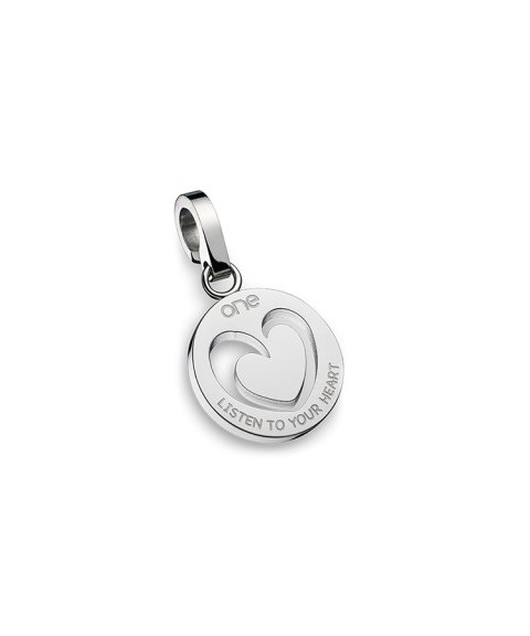 One Energy for Life Joia Charm Listen to Your Heart Mulher OJEBC042