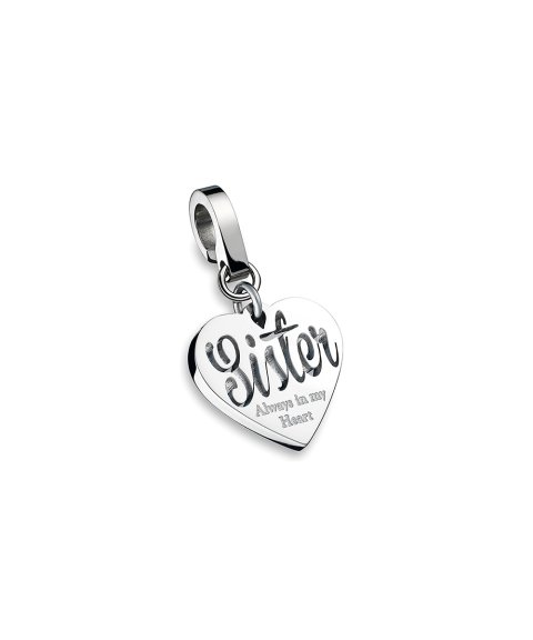 One Energy for Life Joia Charm Sisterheart Mulher OJEBC520
