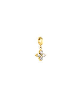 One Energy Flor-de-Lis Joia Charm Mulher OJEBC775