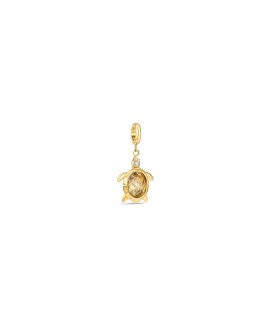 One Energy Sea Turtle Gold Joia Charm Mulher OJEBC786