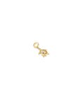 One Energy Sea Turtle Gold Joia Charm Mulher OJEBC786