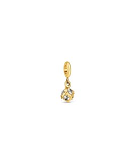 One Energy Crystal Gold Joia Charm Mulher OJEBC801