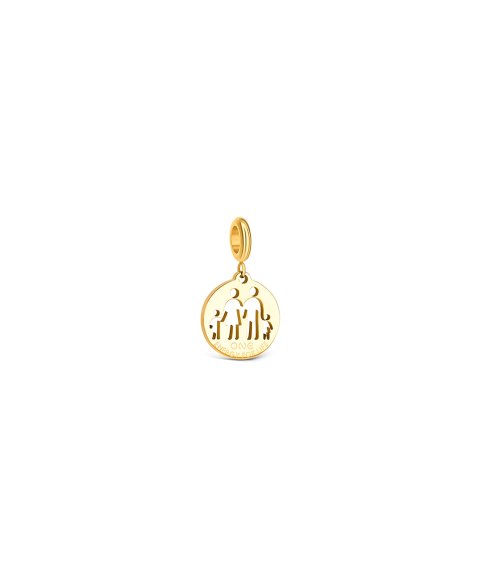 One Life My Family Gold Joia Charm Mulher OJEBC807