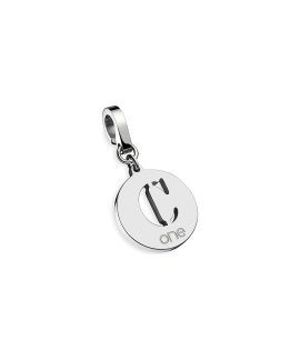 One Energy for life Joia Charm Letra C Mulher OJEBCL-C