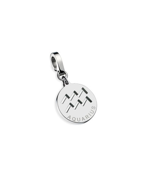 One Energy for life Joia Charm Signo Aquário Mulher OJEBCS11