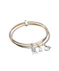 One Energy 3 Blessings Joia Pulseira Bangle Set Mulher OJEBPK013T