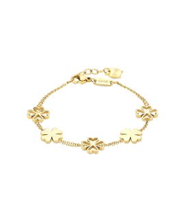 One Lucky Flower Double Gold Joia Pulseira Mulher OJLFB07G