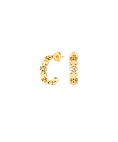 One Lucky Flower Hoop Gold Joia Brincos Mulher OJLFE06G