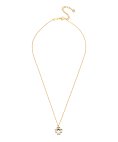 One Lucky Flower Crystal Bicolor Joia Colar Mulher OJLFN06SG