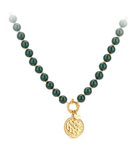 One Neckmess Carmela Deep Green Joia Colar Mulher OJNN101G