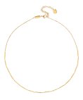 One Neckmess Fine Gold Joia Colar Fio Mulher OJNN107G