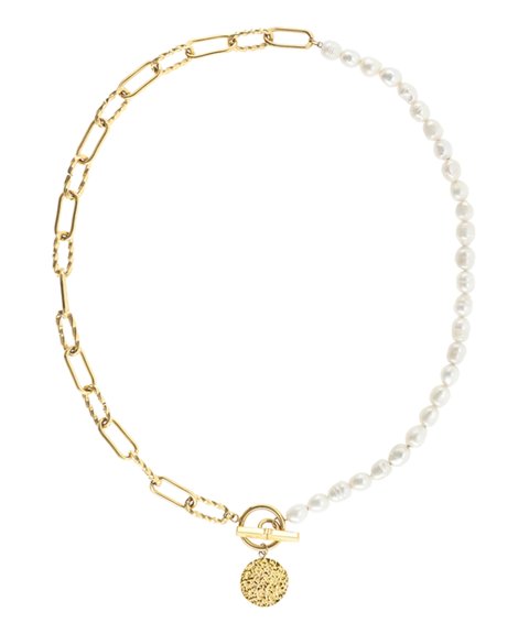 One Neckmess Pearly Joia Colar Mulher OJNN48G