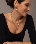 One Neckmess Pearly Joia Colar Mulher OJNN48G