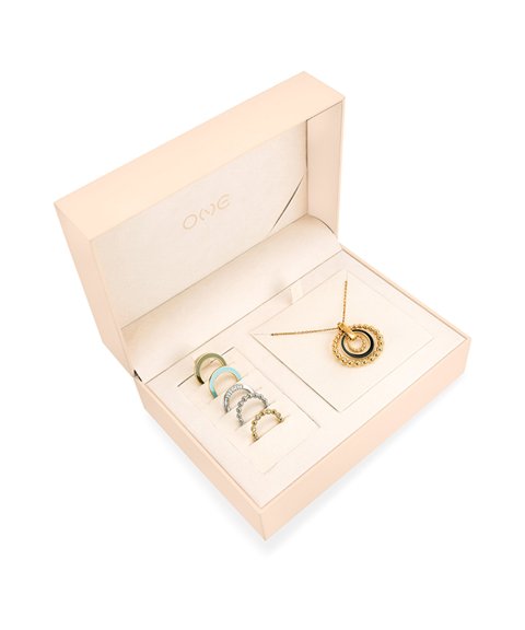 One Box Mood Elegance Joia Colar Set Mulher OJSET13G