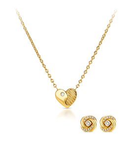 One Eternal Joia Colar Brincos Set Mulher OJSET23G