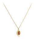 One Birthstone Janeiro Joia Colar Brincos Set Mulher OJSET24G01