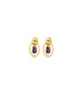 One Birthstone Fevereiro Joia Colar Brincos Set Mulher OJSET24G02