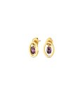 One Birthstone Fevereiro Joia Colar Brincos Set Mulher OJSET24G02