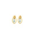 One Birthstone Março Joia Colar Brincos Set Mulher OJSET24G03