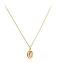One Birthstone Junho Joia Colar Brincos Set Mulher OJSET24G06