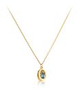 One Birthstone Setembro Joia Colar Brincos Set Mulher OJSET24G09