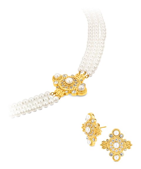 One Ophelia Joia Colar Brincos Set Mulher OJSET25G
