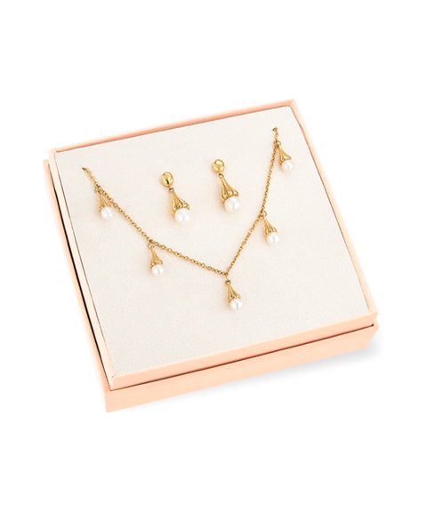 One Sea Pearl Joia Colar Brincos Set Mulher OJSET26G