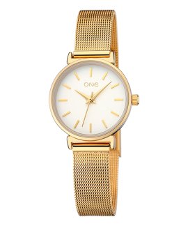 One Daily Round Gold Relógio Mulher OL2103BG62U