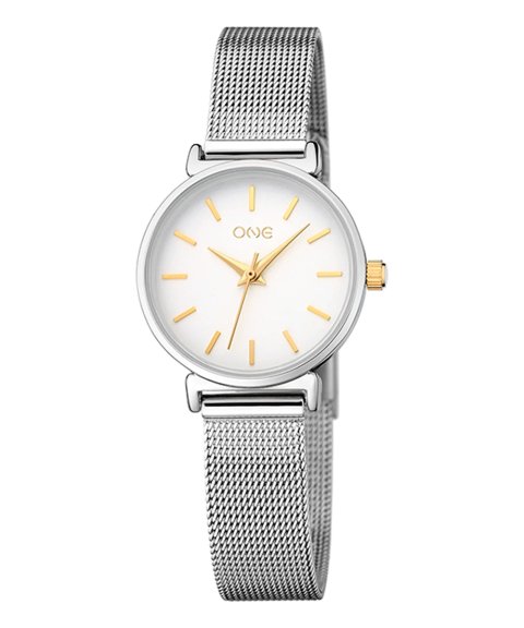 One Daily Round Bicolor Relógio Mulher OL2103BS62U