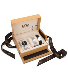 One Delight Box Black Relógio Set Mulher OL6515IC71L