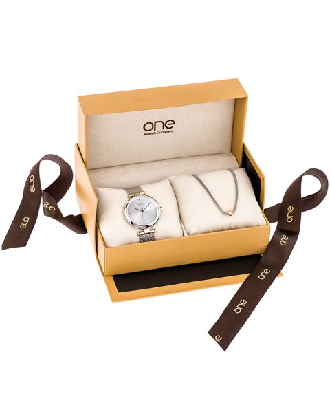 One Classy Box Relógio Colar Mulher OL7218WA71L