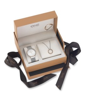 One Hoop Box Relógio Colar Set Mulher OL8252WA91L