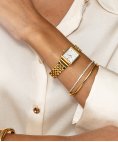 One Box Dazzle Relógio Pulseira Bangle Set Mulher OL9890SG52L