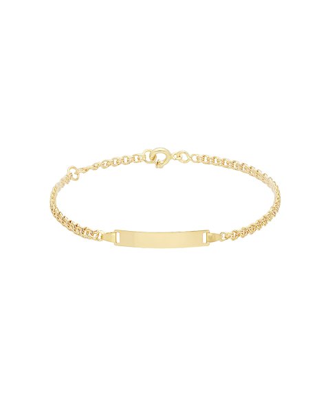 DonaZinda Tradicional Joia Pulseira Ouro 19.2K OPU3221-17CM DonaZinda Tradicional Joia Pulseira Ouro 19.2K OPU3221-17CM
