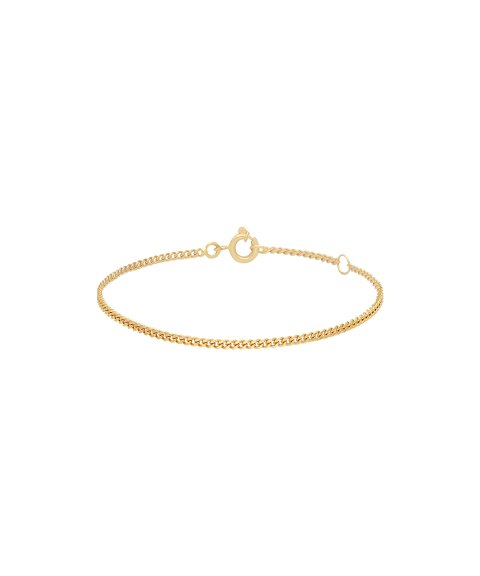 DonaZinda Malha Barbela Joia Pulseira Ouro 19.2K OPU4018 DonaZinda Malha Barbela Joia Pulseira Ouro 19.2K OPU4018
