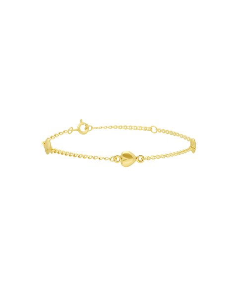 Pereirinha Corações Joia Pulseira Ouro 19.2K OPU428617CM Pereirinha Corações Joia Pulseira Ouro 19.2K OPU428617CM