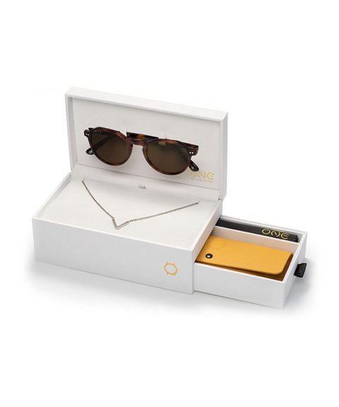 One Active Box Turtle Colar Óculos de Sol Set Mulher OSBHS4552TCC321H