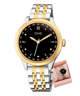 One Box Mini Relógio Pulseira Bangle Set Smartwatch Mulher OSW0025BL62D