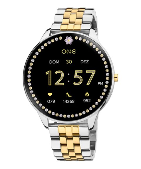 One Slim Bicolor Relógio Smartwatch Mulher OSW4191BL61L