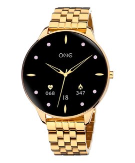 One Slim Gold Links Relógio Smartwatch Mulher OSW4191GL61L