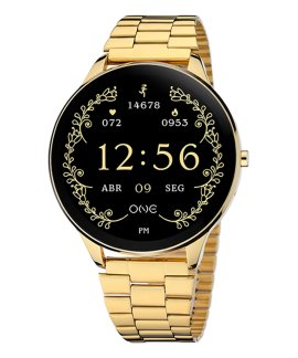 One Slim Gold Links Relógio Smartwatch Mulher OSW4191GL62L