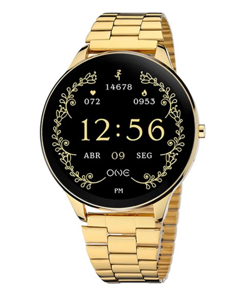 One Slim Gold Links Relógio Smartwatch Mulher OSW4191GL62L