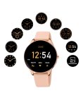 One Slim Rosegold Silicone Relógio Smartwatch Mulher OSW4191RS61L