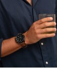 One Men Core Brown Leather Relógio Smartwatch Homem OSW4361BP62L