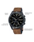 One Men Core Brown Leather Relógio Smartwatch Homem OSW4361BP62L