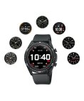 One Men Core Black Silicon Relógio Smartwatch Homem OSW4361BS62L
